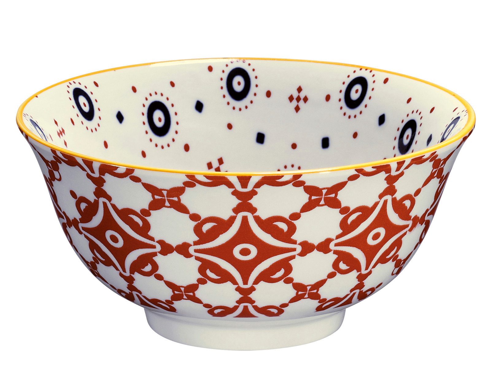 Cilio Schale AMICI Bowl Kacheln 18 cm, Porzellan, (Bowls)