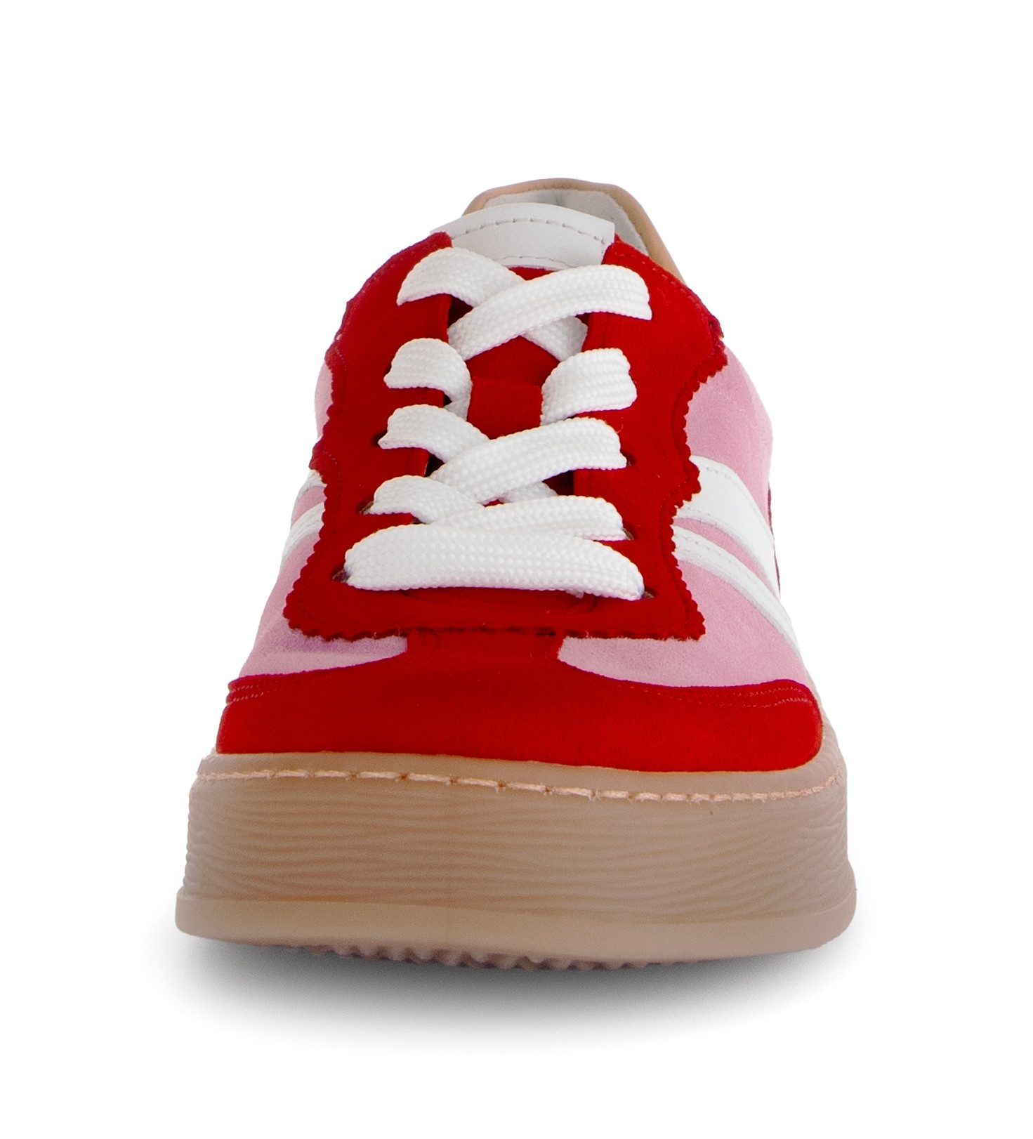 Gabor FLORENZ Plateausneaker Freizeitschuh, Halbschuh, Schnürer, im Retrolook, Weite G (weit)