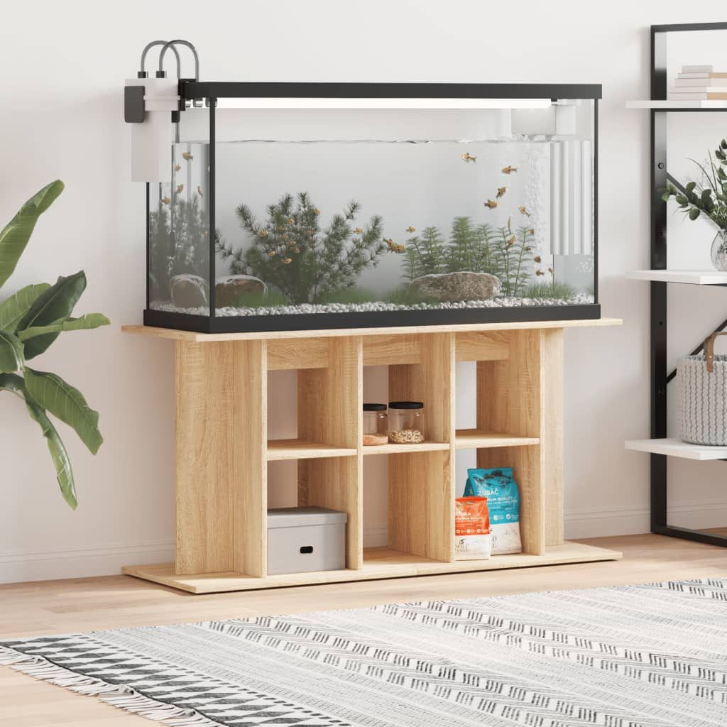 vidaXL Aquariumunterschrank Aquariumständer Sonoma-Eiche 120 x 40 x 60 cm Holzwerkstoff – Bild 2 von 5