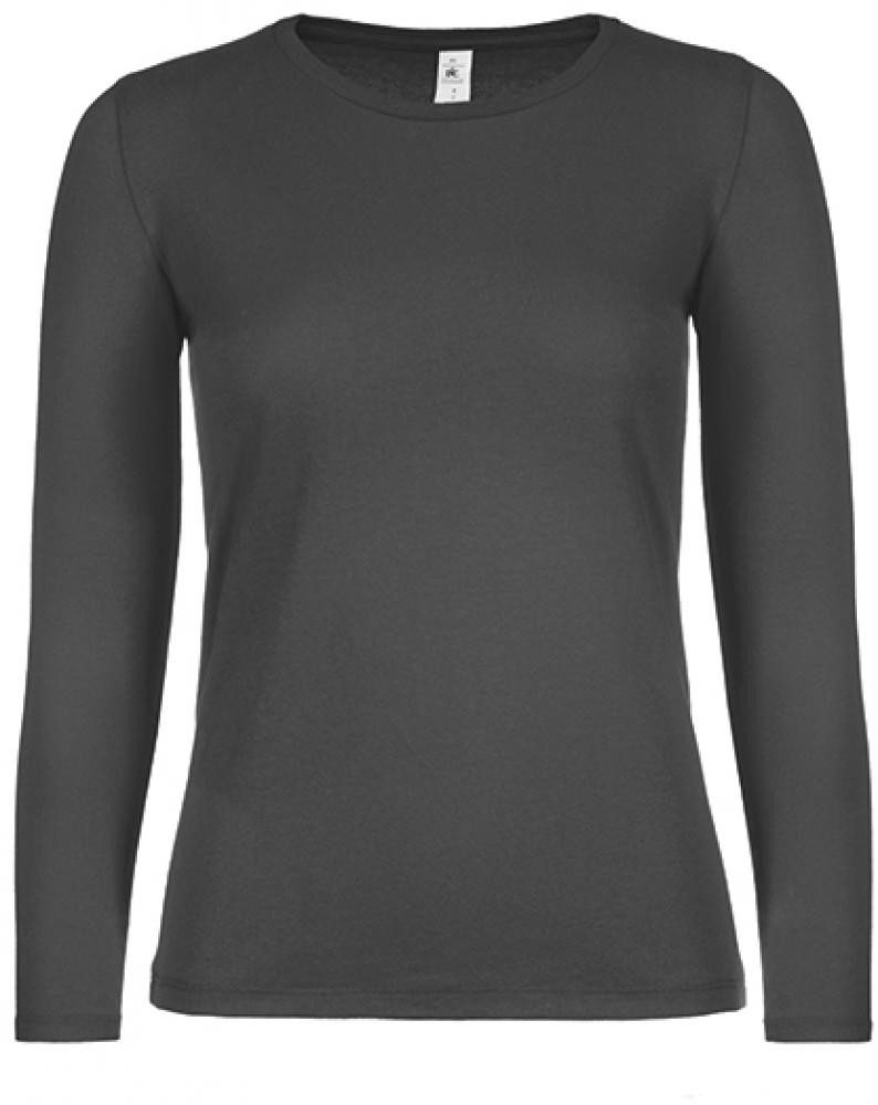 B&C Langarmshirt Damen T-Shirt #E150 Long Sleeve