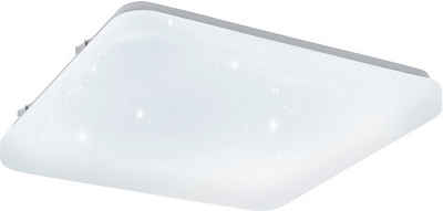 EGLO LED Deckenleuchte »FRANIA-S«, weiß / L28 x H7 x B28 cm / inkl. 1 x LED-Platine (je 10W, 1100lm, 3000K) / warmweißes Licht - Deckenlampe - Schlafzimmerlampe - Büroleuchte - Lampe - Schlafzimmer - Küche - Flur - Flurlampe - Küchenlampe