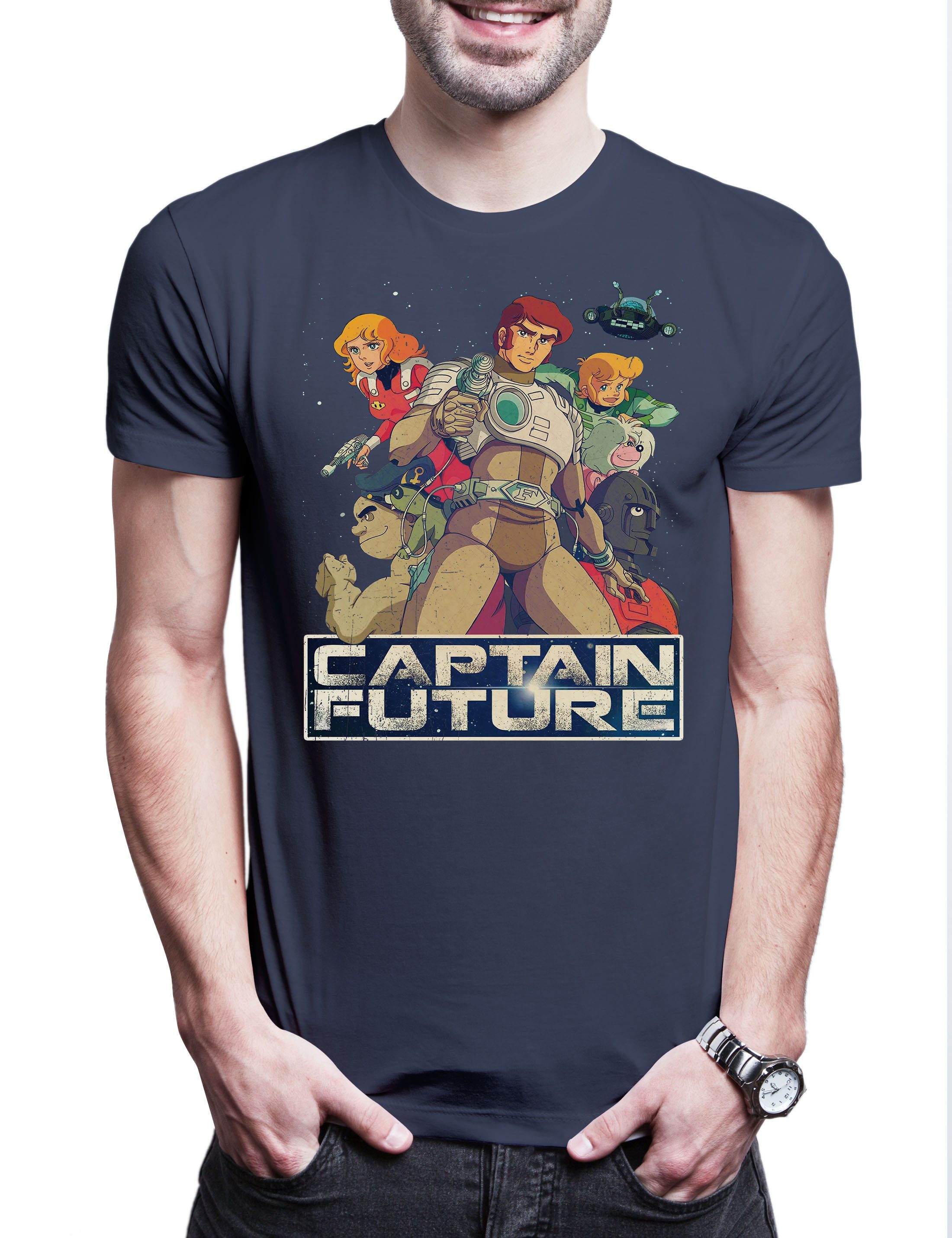 Urban Backwoods Print-Shirt Future Crew Herren T-Shirt TV Anime Manga Capta günstig online kaufen