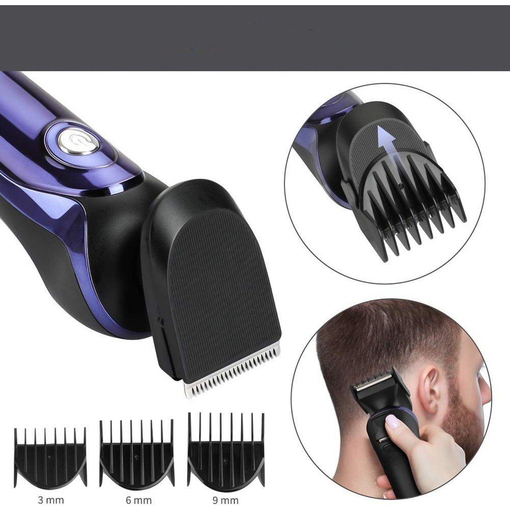 Scttomon Elektrorasierer FK-8600, Aufsätze: 1, Langhaartrimmer, Rotationsrasierer, Wet&Dry, 4-in-1