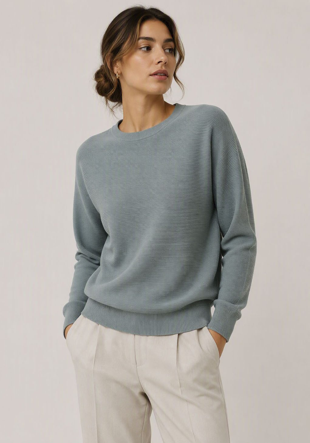 Tamaris Strickpullover mit lockerer Passform, aus angenehmer Viskosemischung aus modischem Strukturstrick