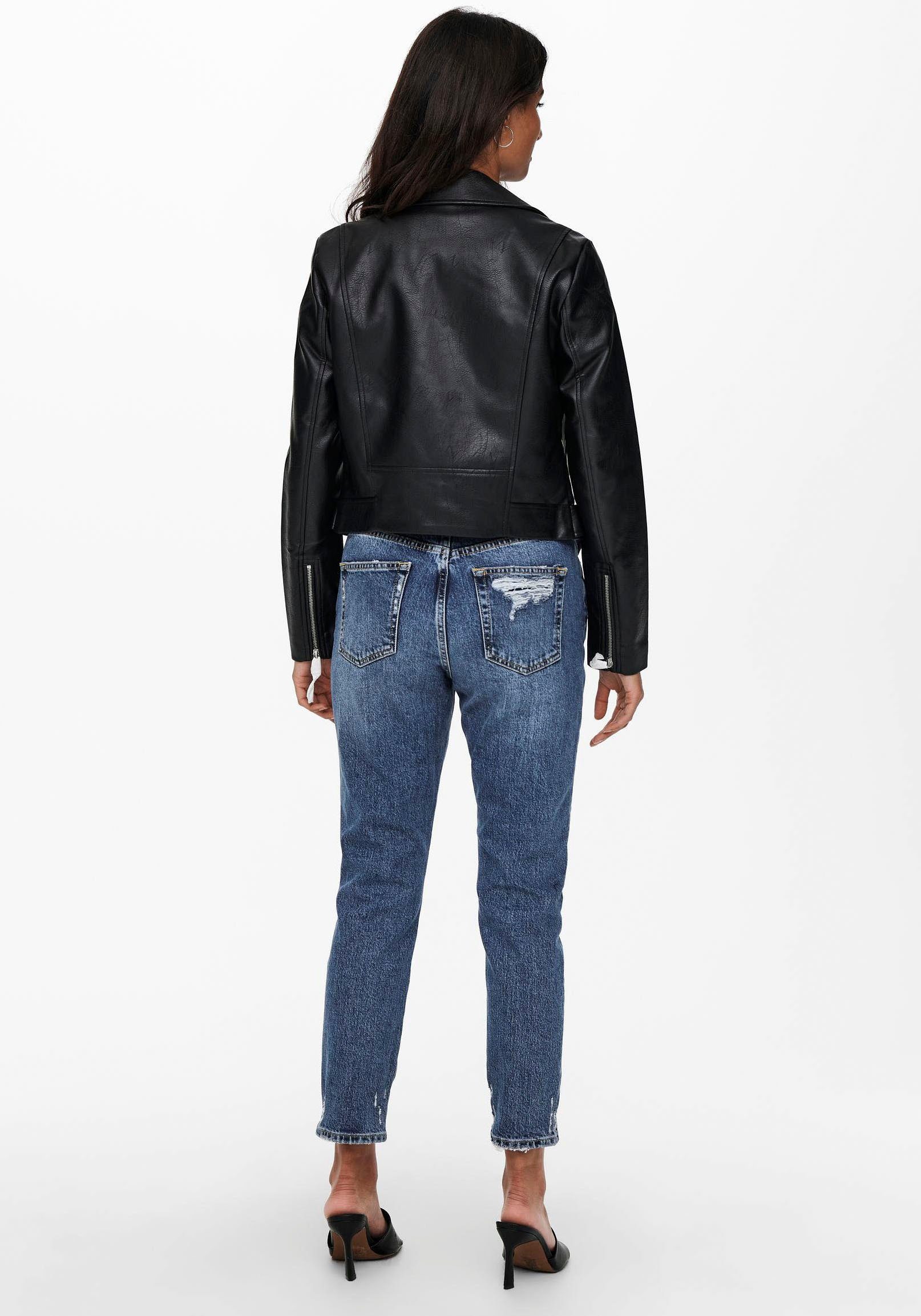 ONLY Lederimitatjacke ONLVERA FAUX LEATHER BIKER günstig online kaufen