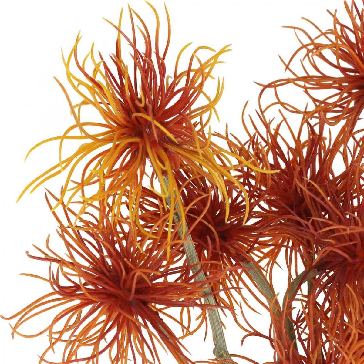 Kunstblume Xanthium Kunstblume Herbstdekoration Orange Realistische Optik 8 günstig online kaufen