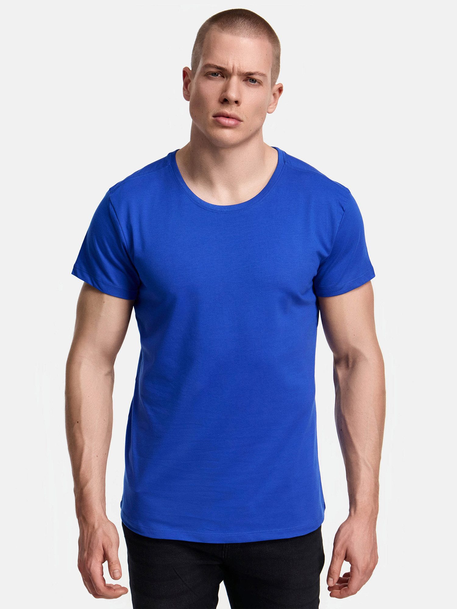 Tazzio T-Shirt E106 (Packung, 7-tlg., 7er-Pack) Herren Basic Rundhalsshirt