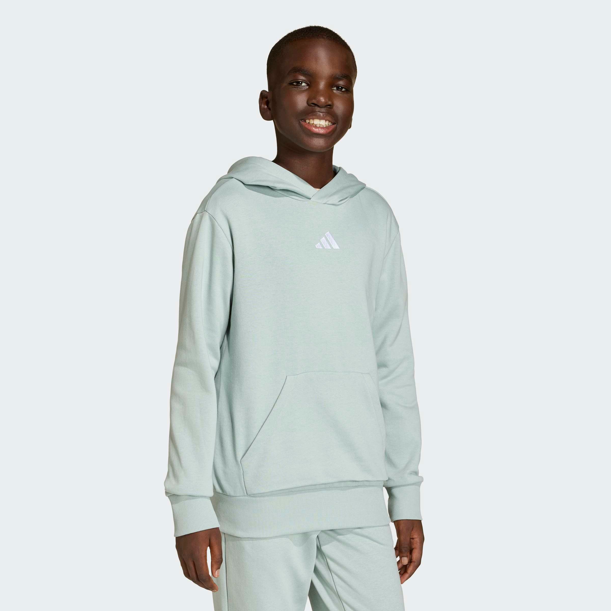 adidas Sportswear Kapuzensweatshirt ESSENTIALS KIDS HOODIE für Kinder, mit Kapuze, ohne Verschluss