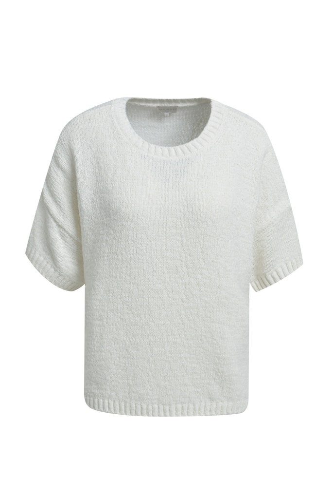 Milano Italy Strickpullover OVERSIZED 1/2 SLEEVE PULLOVER WITH