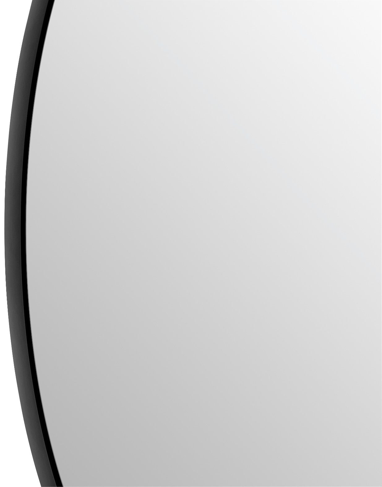 Talos LED-Lichtspiegel, rund, schwarz Beleuchtung indirekter matt mit in cm Ø 120 LED