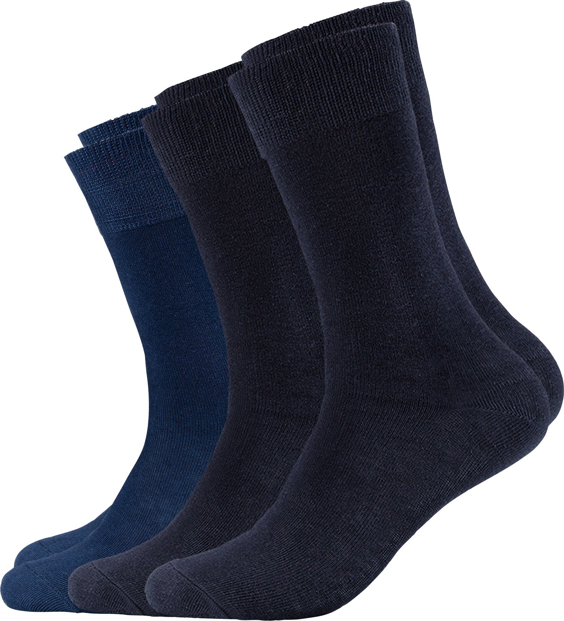 s.Oliver Socken marine/blau Paar 3 Unisex-Socken Uni