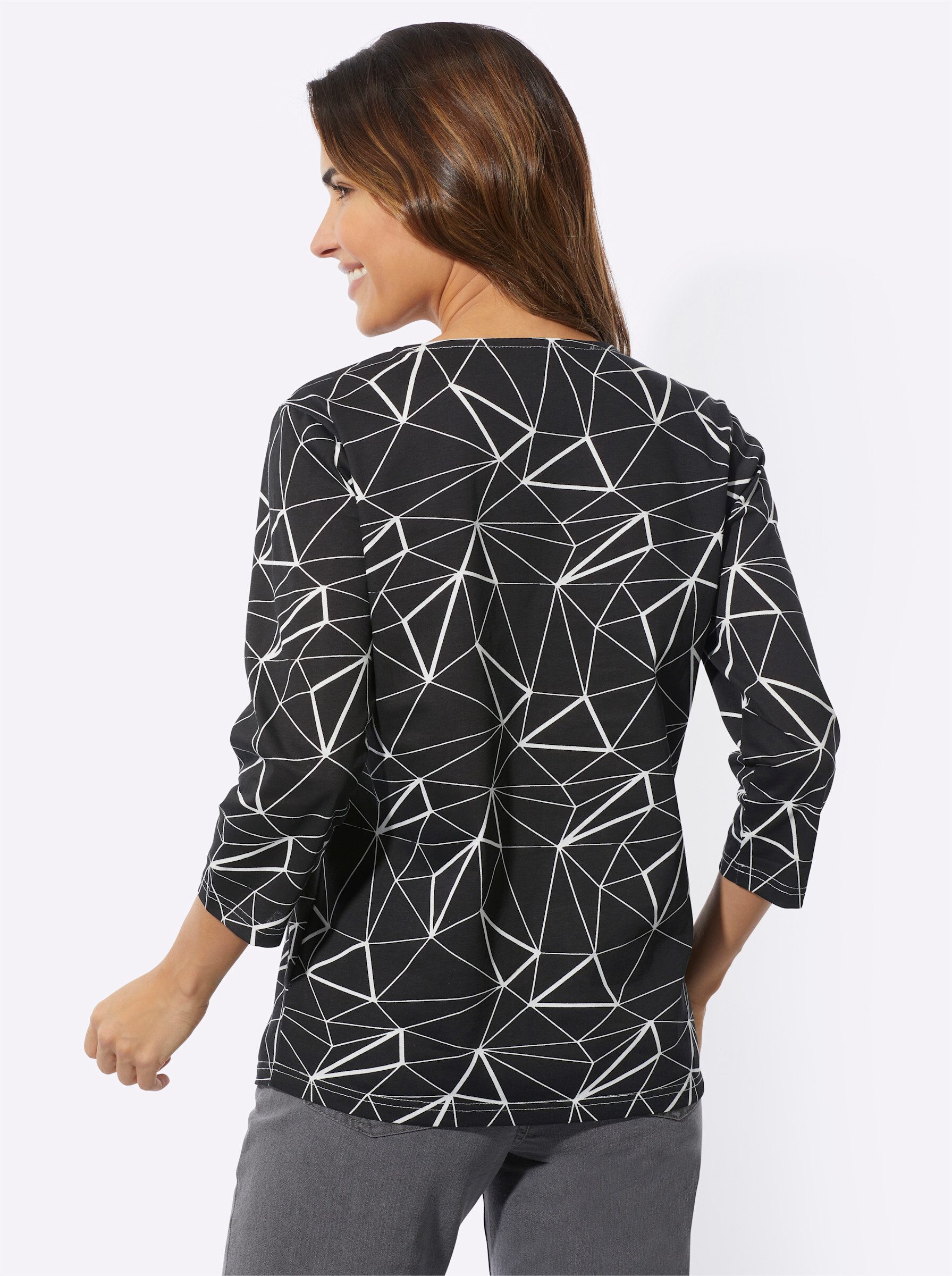 Sieh an! T-Shirt Rundhalsshirt . günstig online kaufen