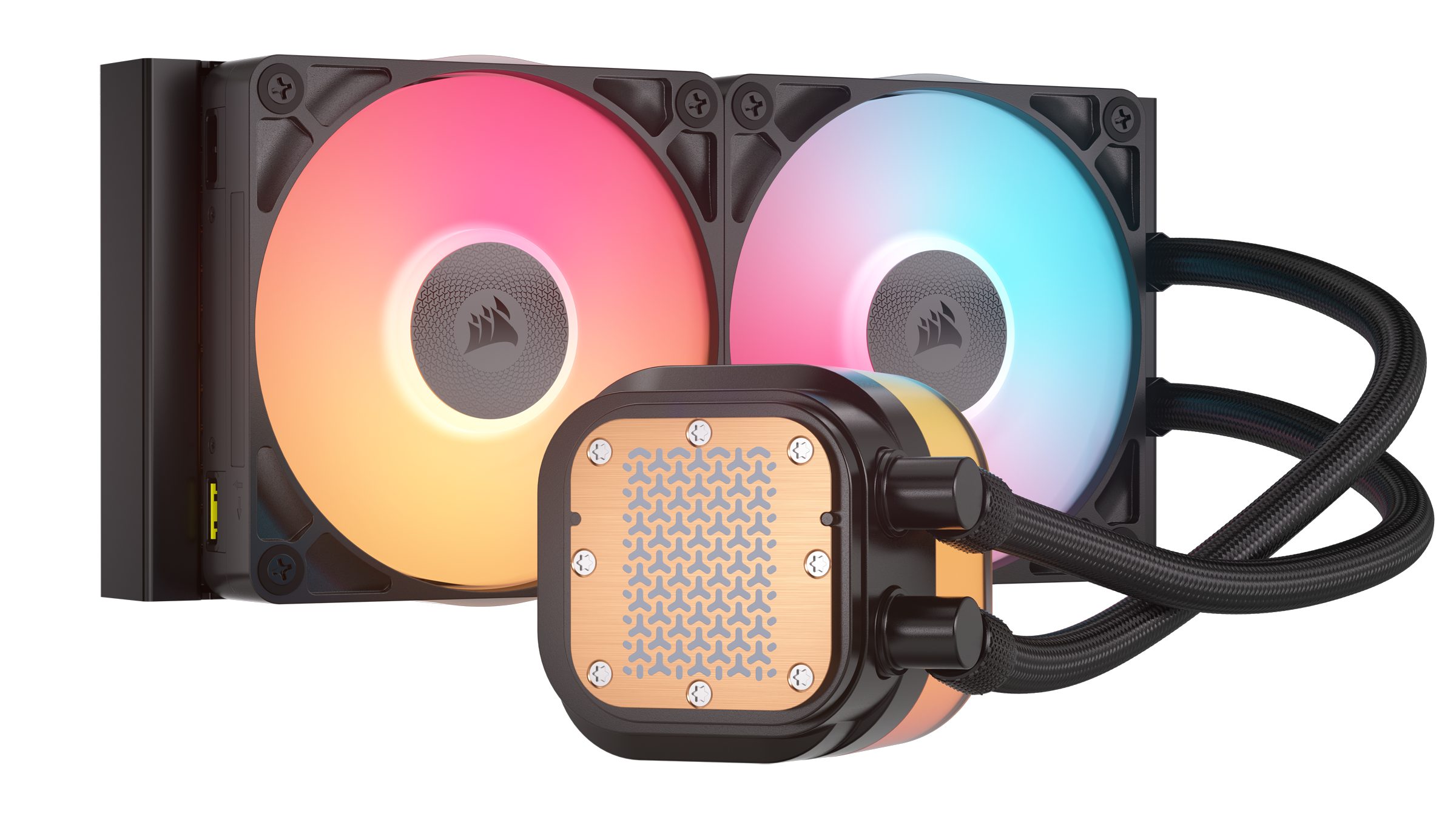 Corsair CPU Kühler iCUE LINK TITAN 240 RX LCD, Flüssig