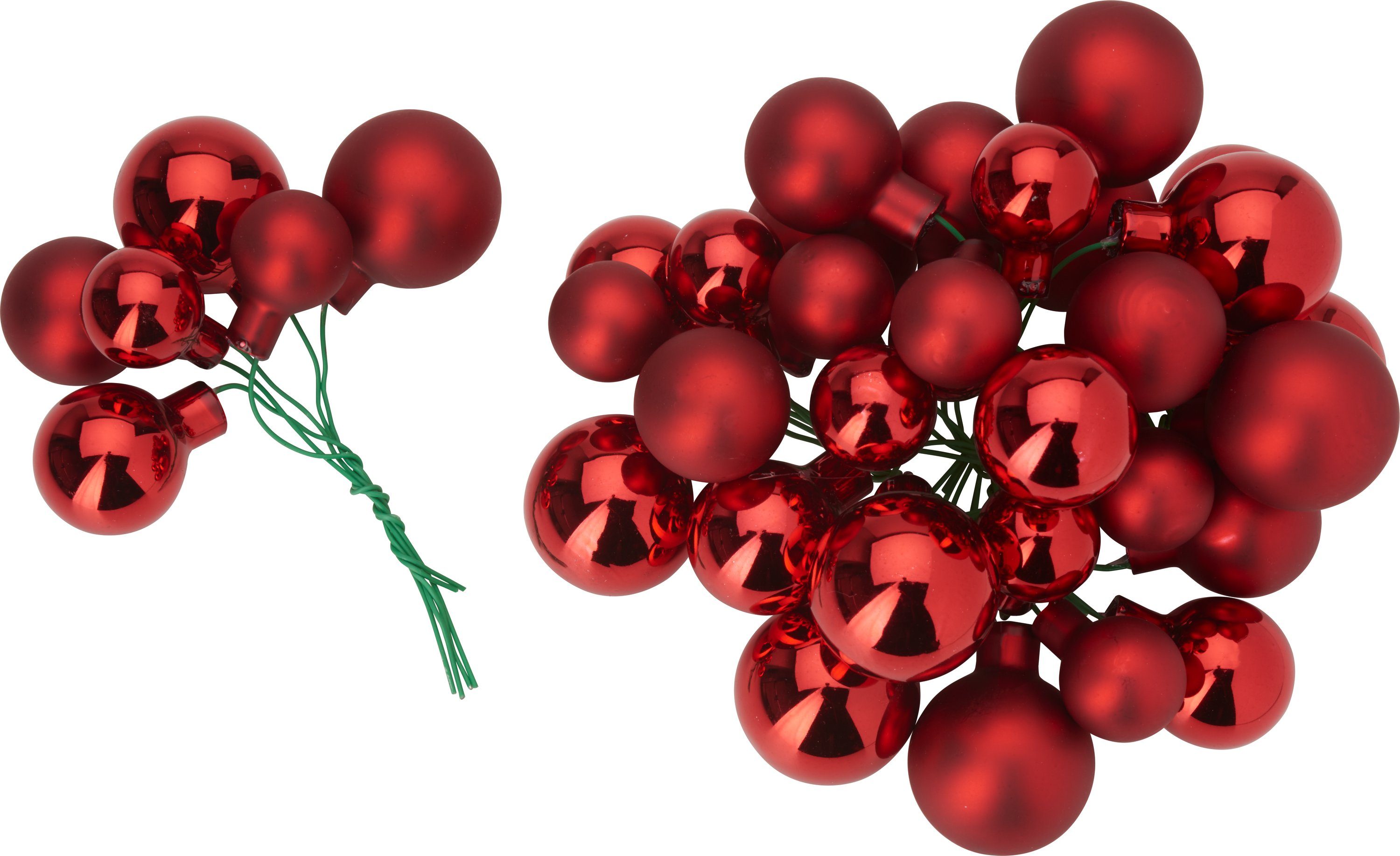 Othmar Decorations Weihnachtsbaumkugel, aus Glas am Draht, 36 Stück günstig online kaufen