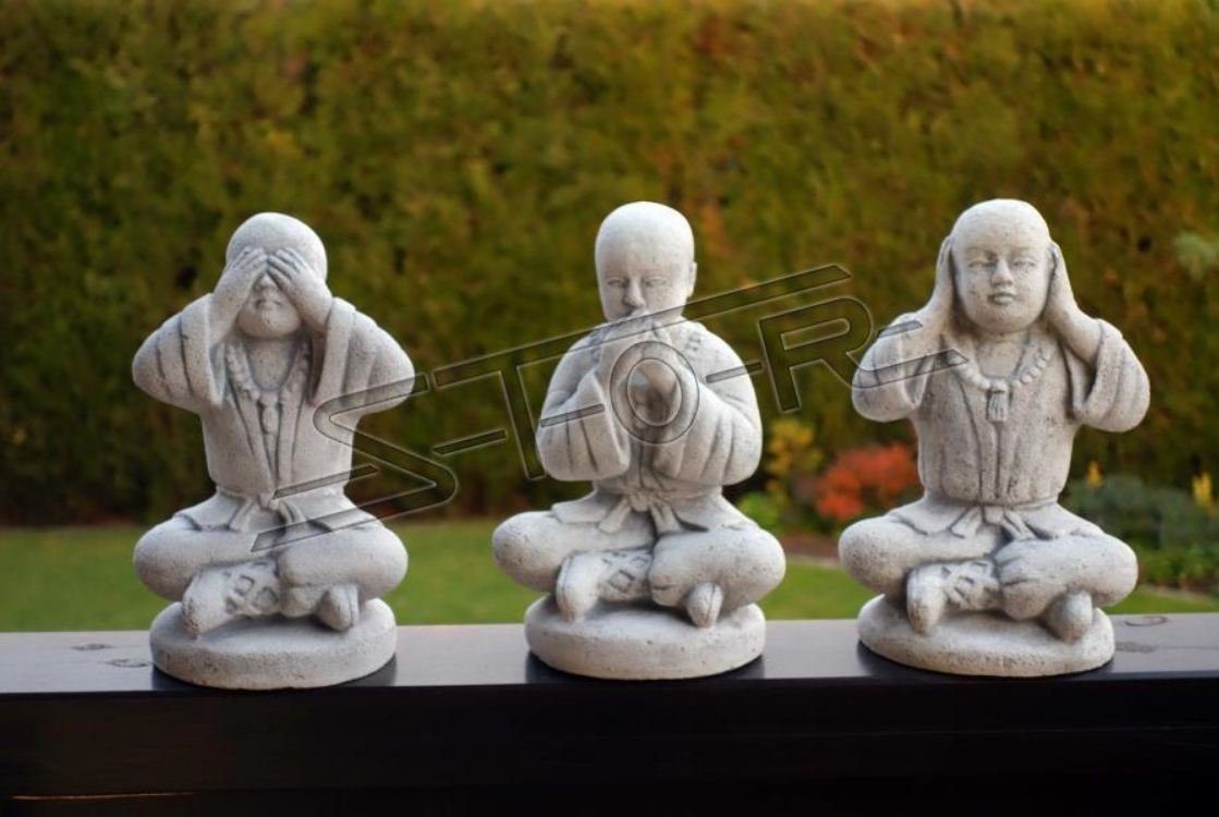 Figuren Figur 25cm JVmoebel Fu Kung Skulptur Statue Kämpfer Skulptur Shaolin