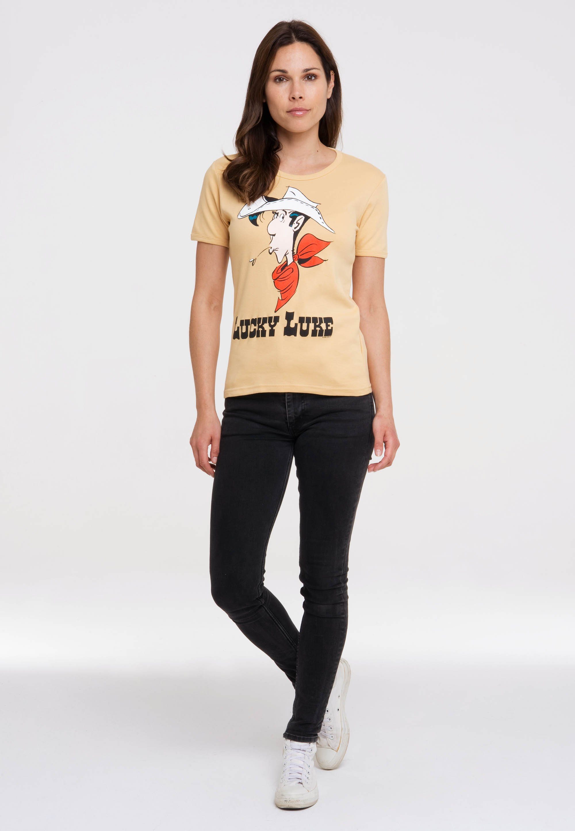 LOGOSHIRT T-Shirt Lucky Luke Portrait mit günstig online kaufen