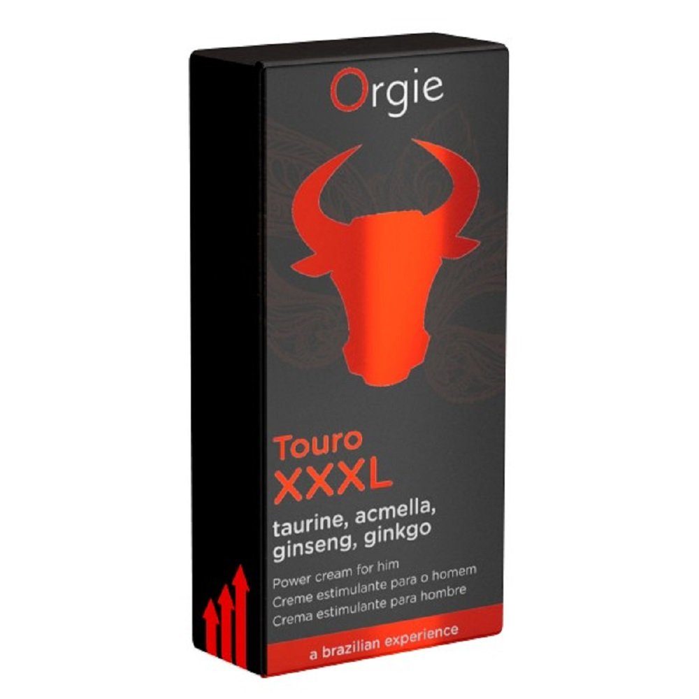 Orgie Stimulationsgel «Touro XXL» Power Cream For Him, Flasche mit 15ml, Massagecreme für mehr Volumen und eine große Erektion