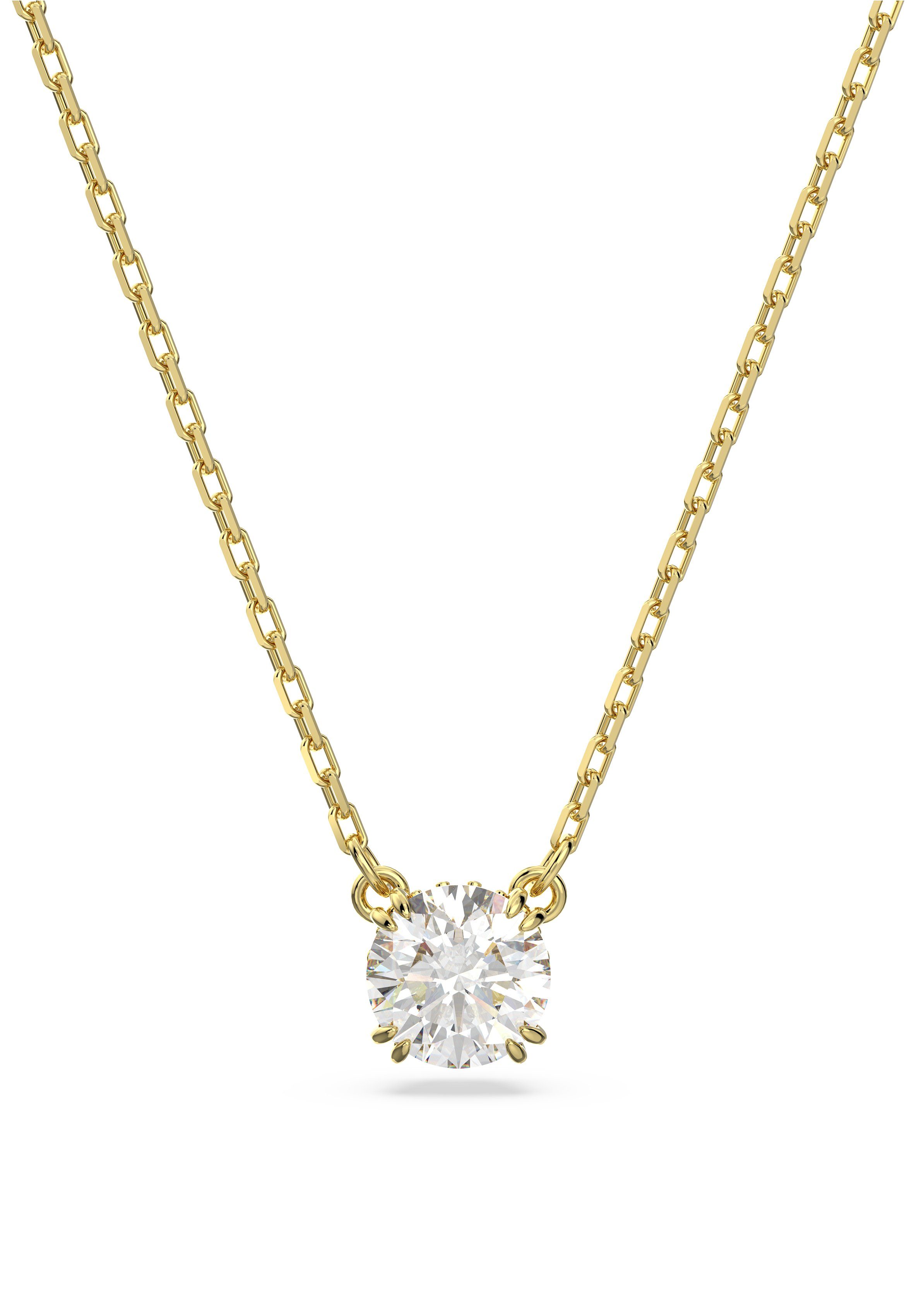 Swarovski Kette mit Anhänger Stilla Round, mit Swarovski® Kristall
