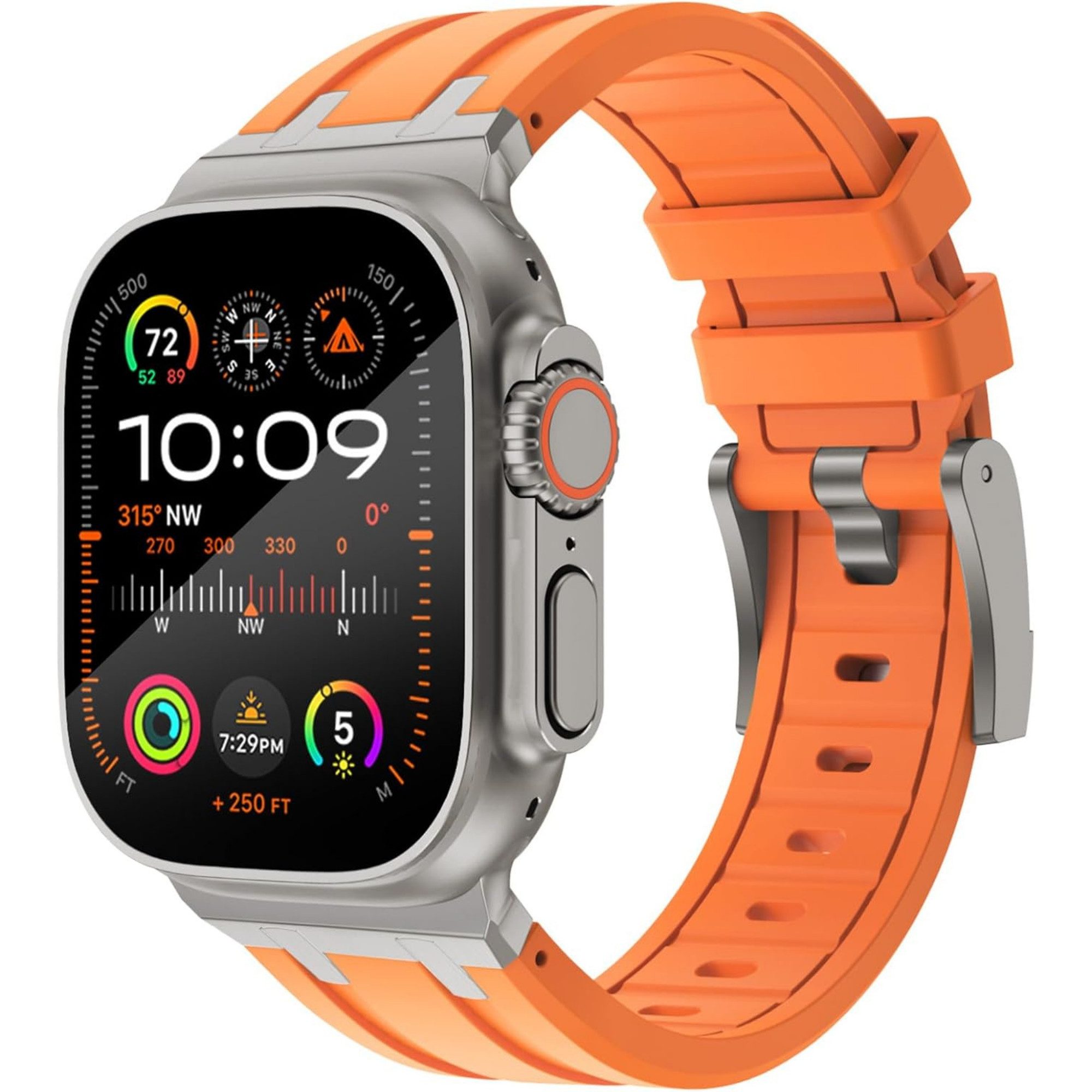 S&T Design Smartwatch-Armband Silikon Armband Sport für Apple Watch, Weich Wasserdicht Silikon Sport Ersatzarmband iWatch