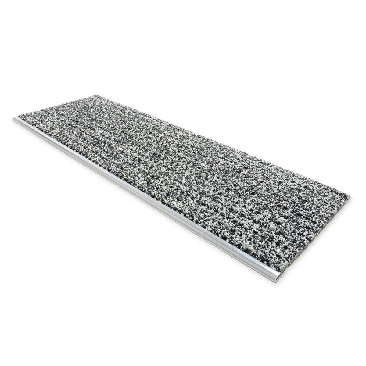 Floordirekt Stufenmatte Sicherheits-Stufenauflage, 2 Farben & 2 Größen, Treppenschutz, Rechteckig, mit Alu-Schiene – Bild 2 von 4