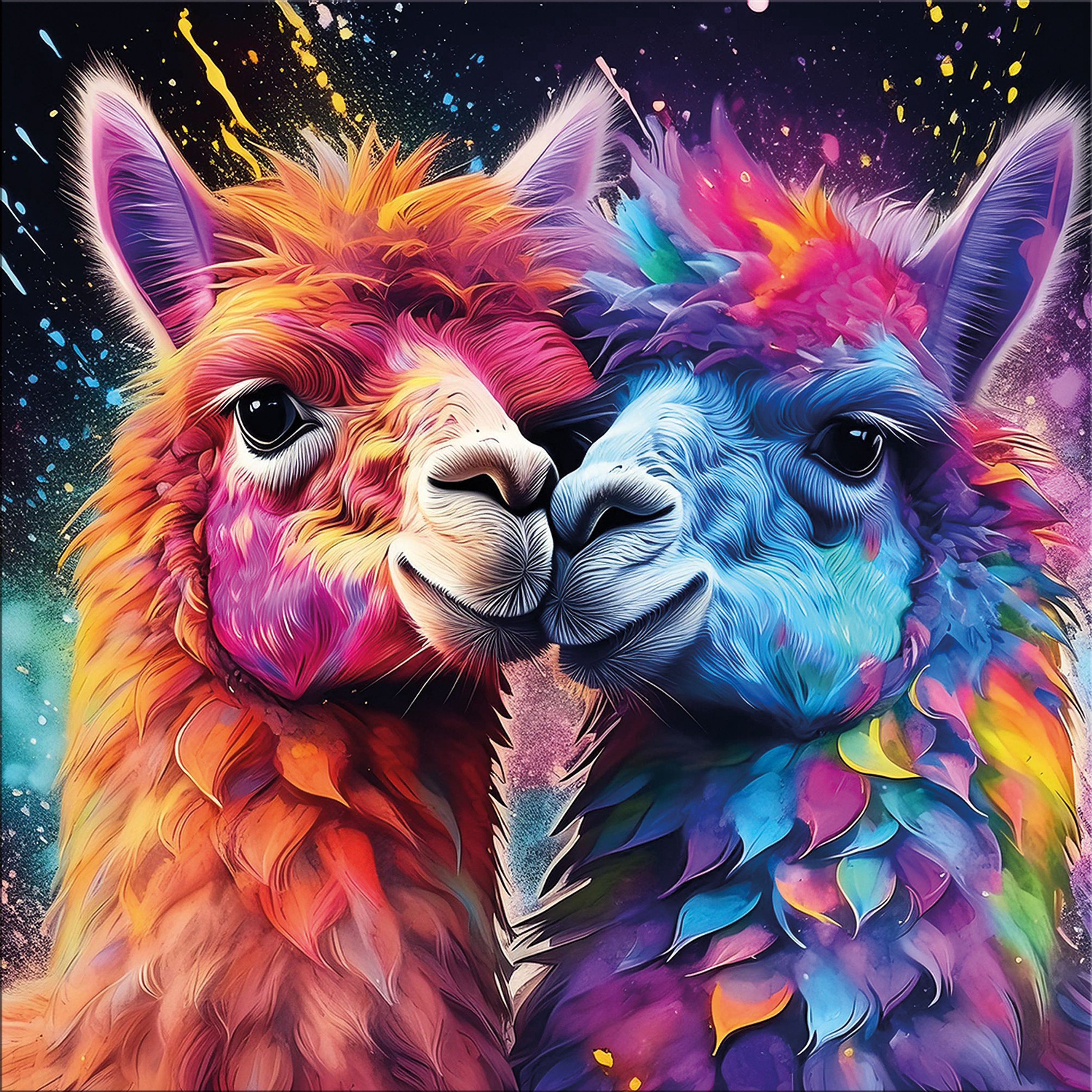 artissimo Glasbild Glasbild 50x50cm Bild aus Glas lustiges, witziges Bild b günstig online kaufen