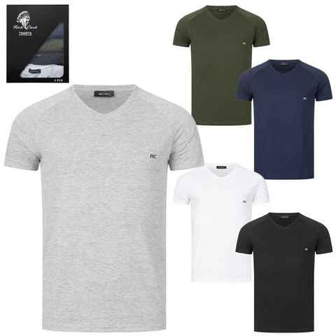 Rock Creek V-Shirt Herren T-Shirt 5er-Set V-Ausschnitt H-275 (5er-Pack)