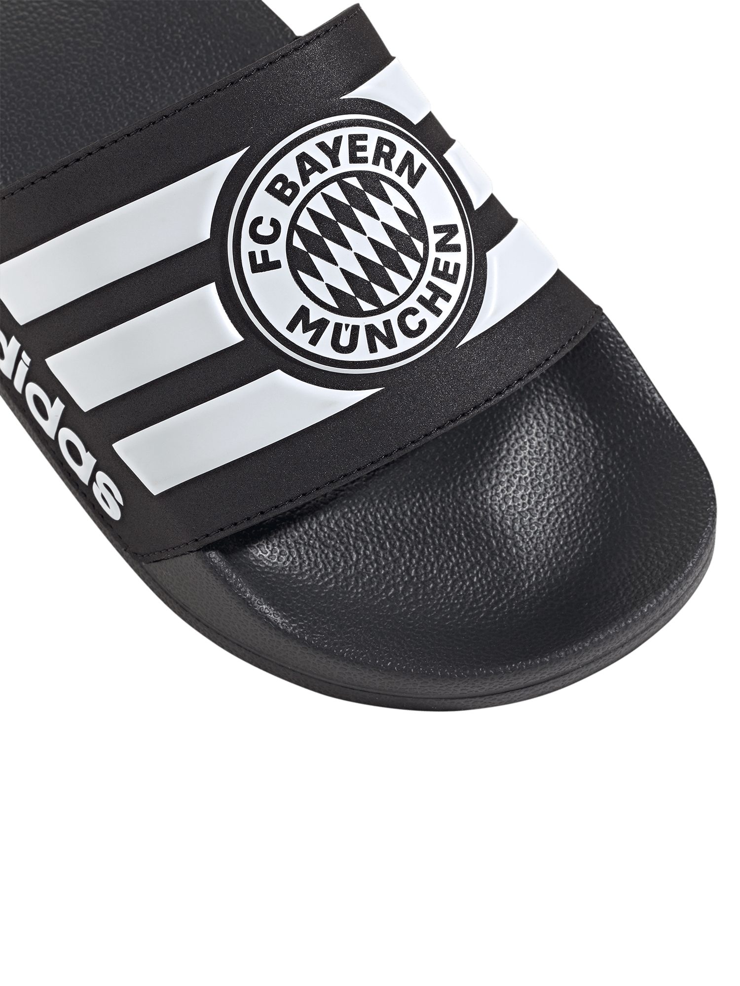 adidas Performance FC Bayern München, Adilette, Unisex, Schwarz Badesandale – Bild 4 von 5