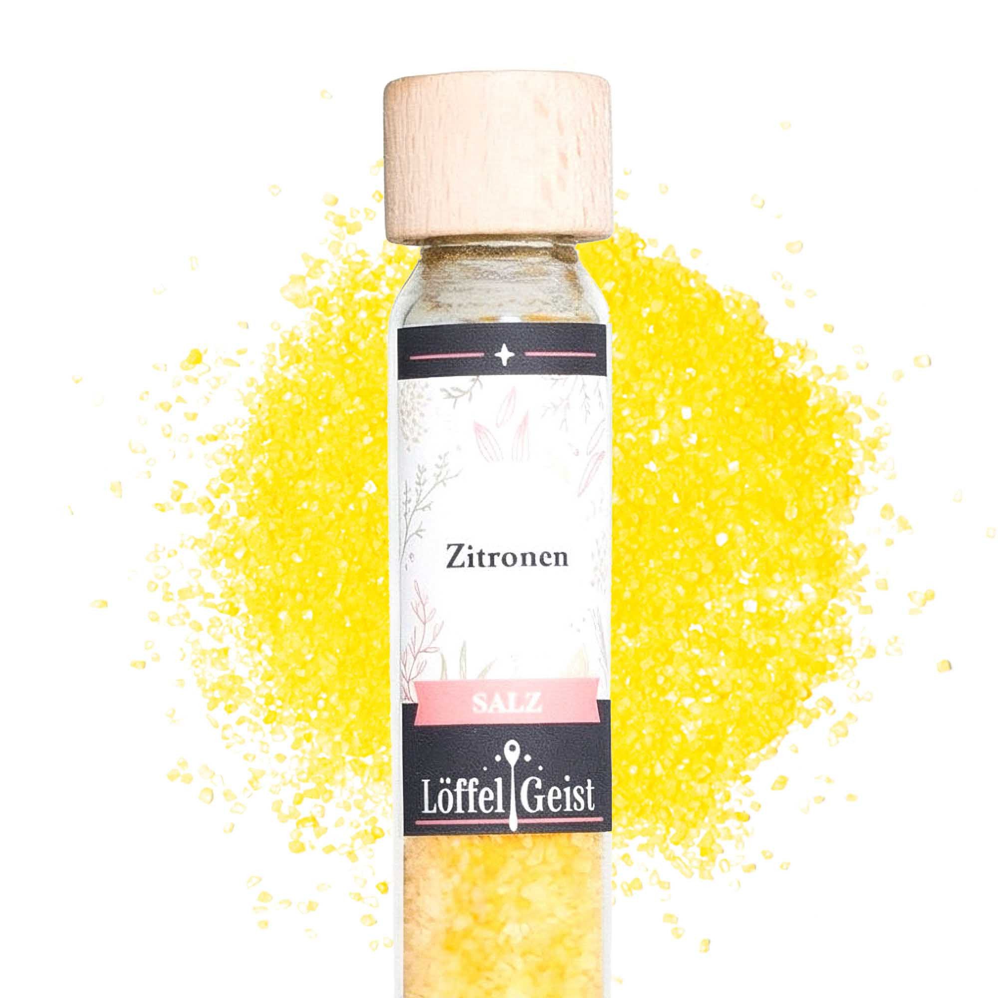 Löffelgeist Gewürz Zitronen Salz(65g im praktischen Dosierglas)