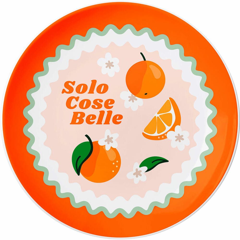 BIALETTI Dessertteller Mercato Della Frutta Ø 20 cm, Oranges