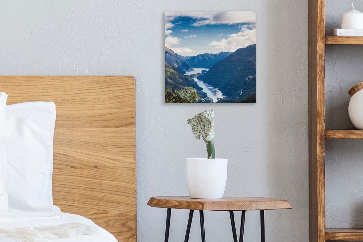 Park Leinwand der Wohnzimmer Fiordland St), für im Doubtful auf Leinwandbild Schlafzimmer Südinsel, (1 OneMillionCanvasses® Bilder National Tal Sound