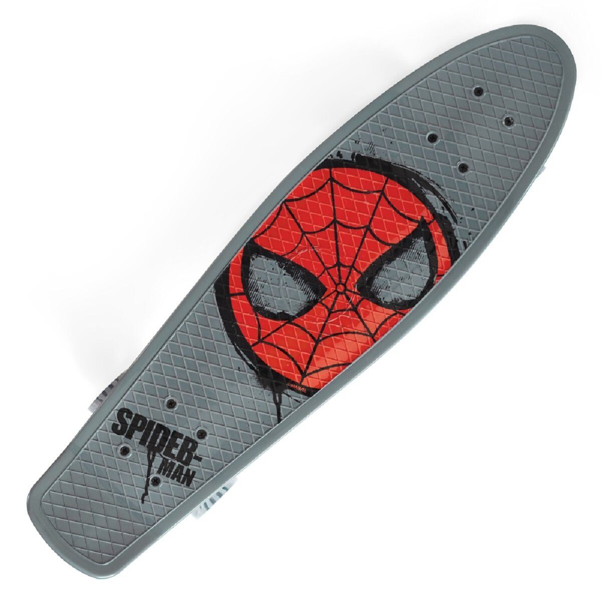 MARVEL Skateboard Spiderman Nickel Board – Skateboard mit ABEC-7 Lagern