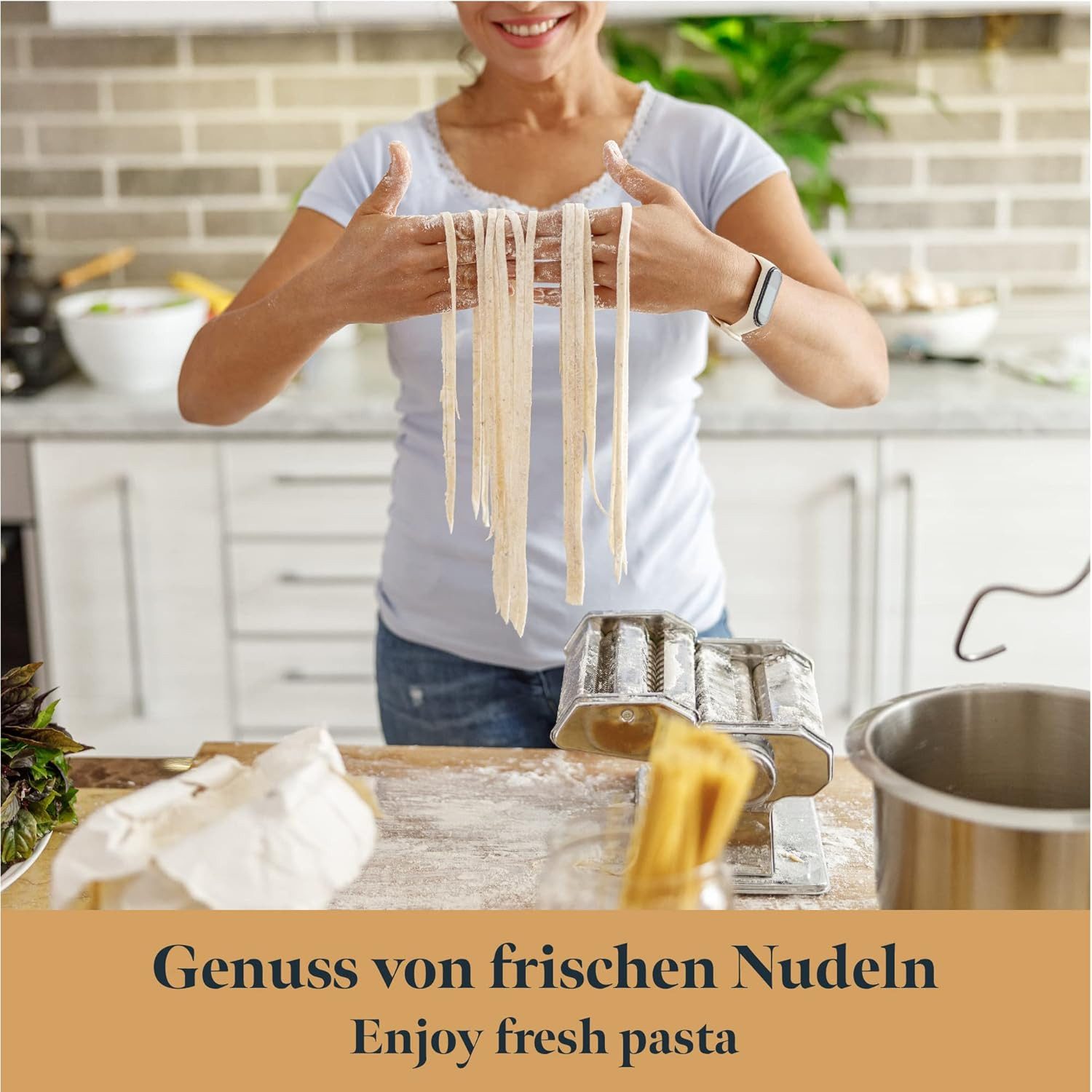 GOURMEO Nudelmaschine GOURMEO Nudeltrockner transparent mit 14 Sprossen für 2 kg