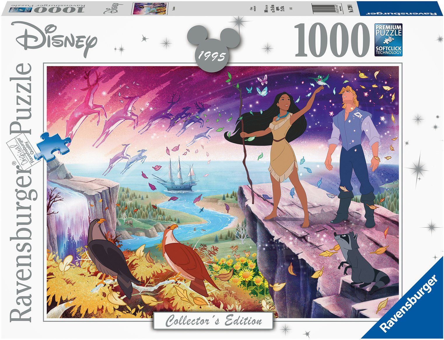 Ravensburger Puzzle Pocahontas, - Wald Germany, FSC® Made Puzzleteile, - weltweit 1000 in schützt