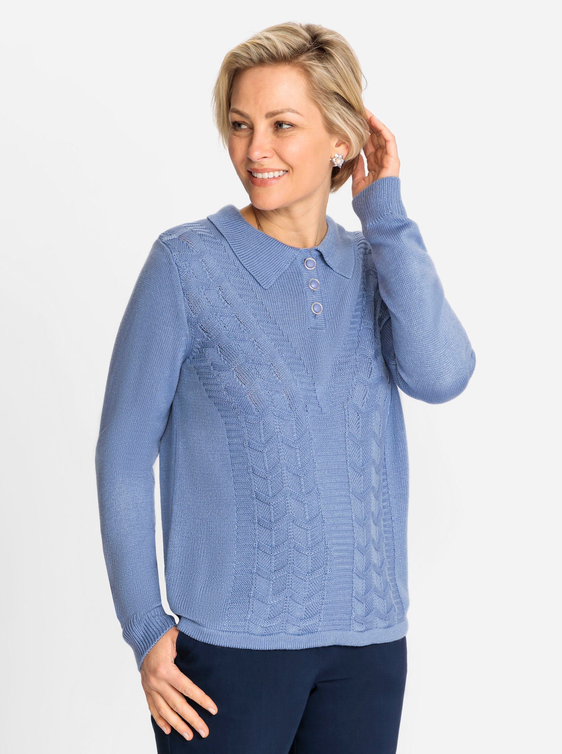 Strickpullover Pullover Langarm Jersey
