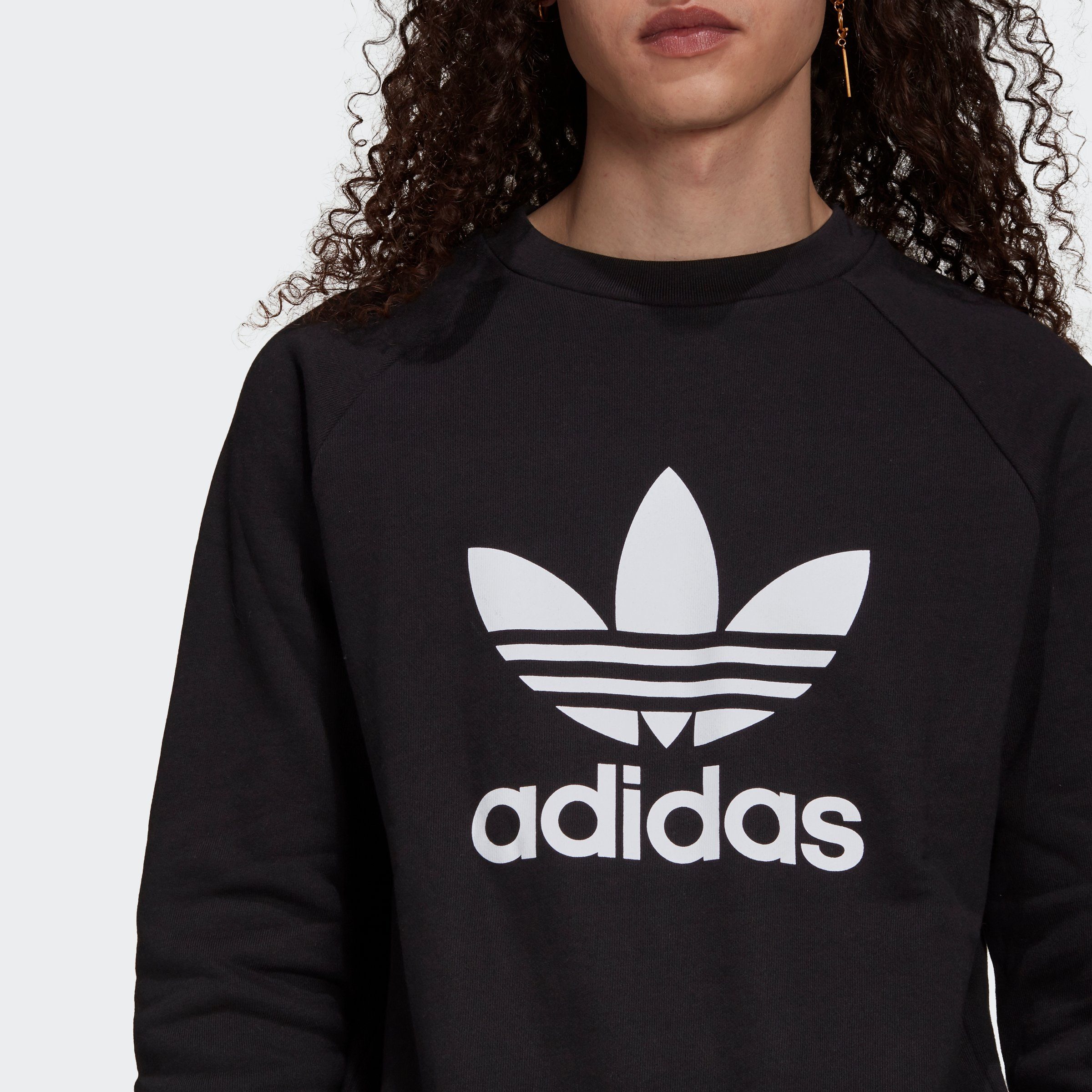 adidas Originals Sweatshirt ADICOLOR BLACK/WHITE CLASSICS TREFOIL