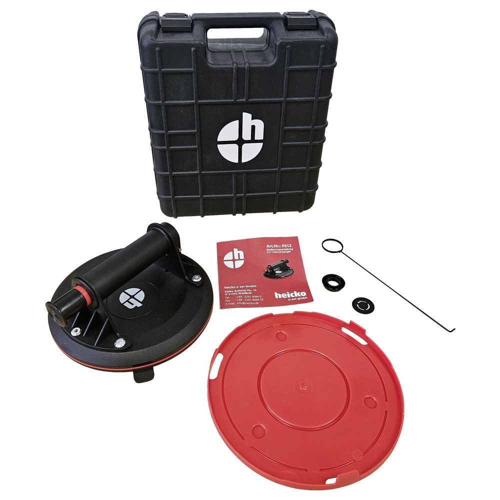 heicko e-ast GmbH Saugheber Heicko P612 1-Kopf-Saugheber mit eingebauter Vakuumpumpe und Vakuumanz, -]