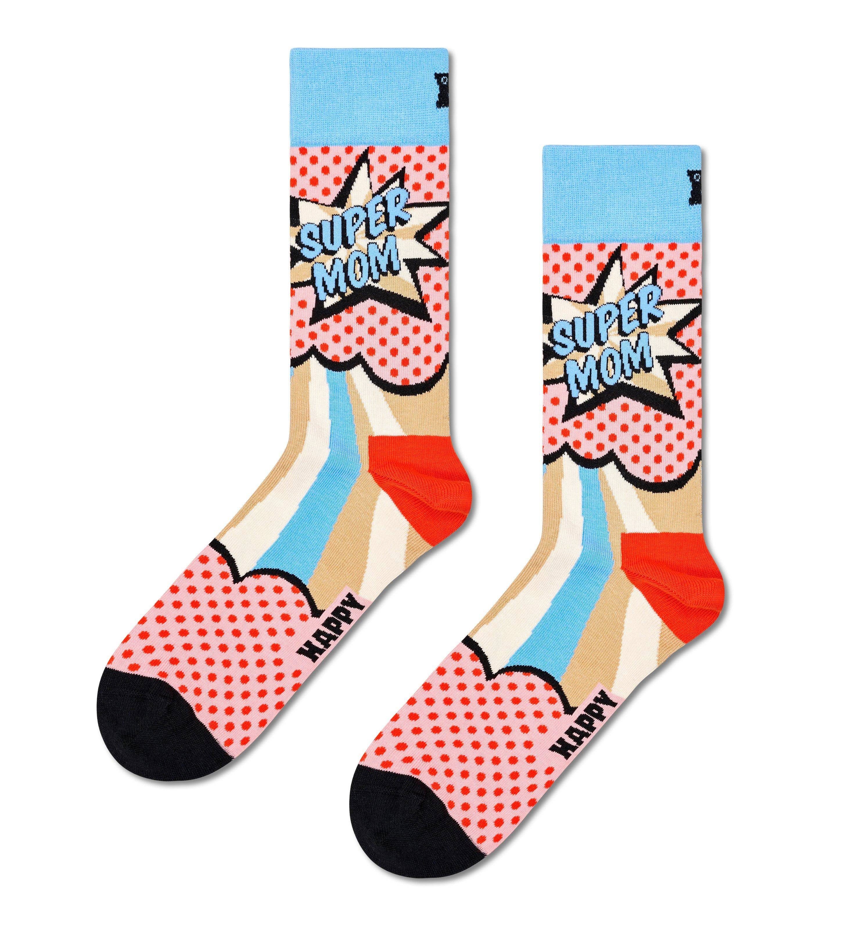 Happy Socks Freizeitsocken Super Mom Socken günstig online kaufen