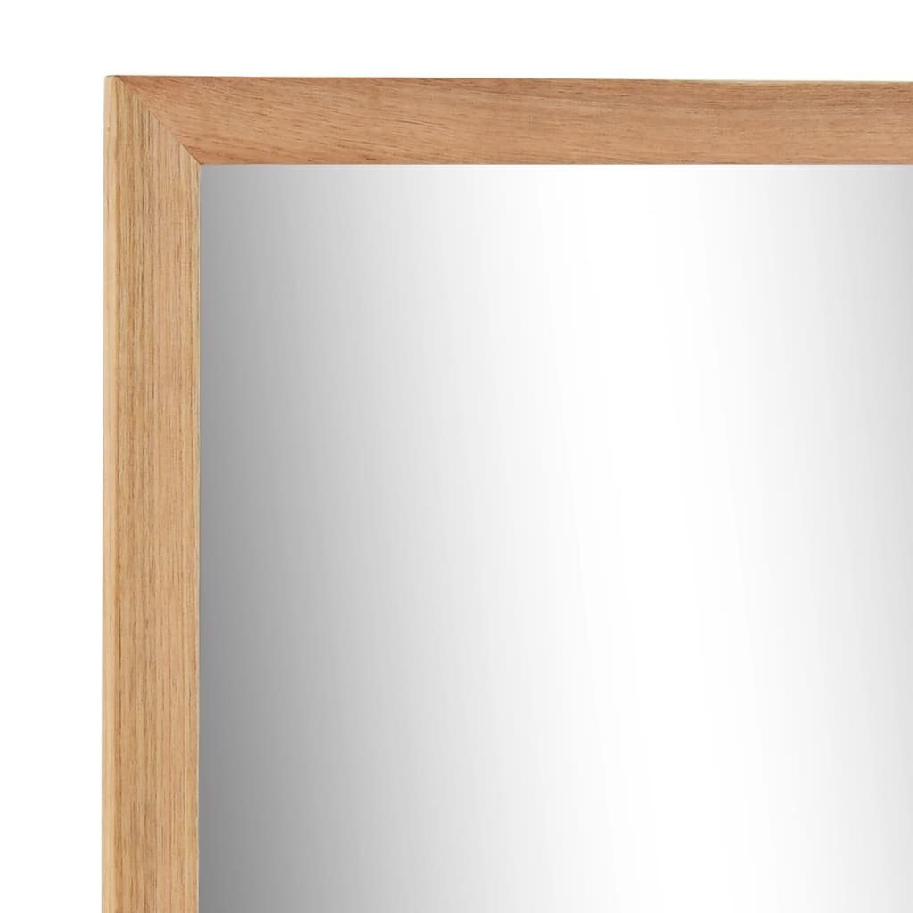 furnicato Wandspiegel Badezimmerspiegel 60×12×62 cm Walnuss Massivholz
