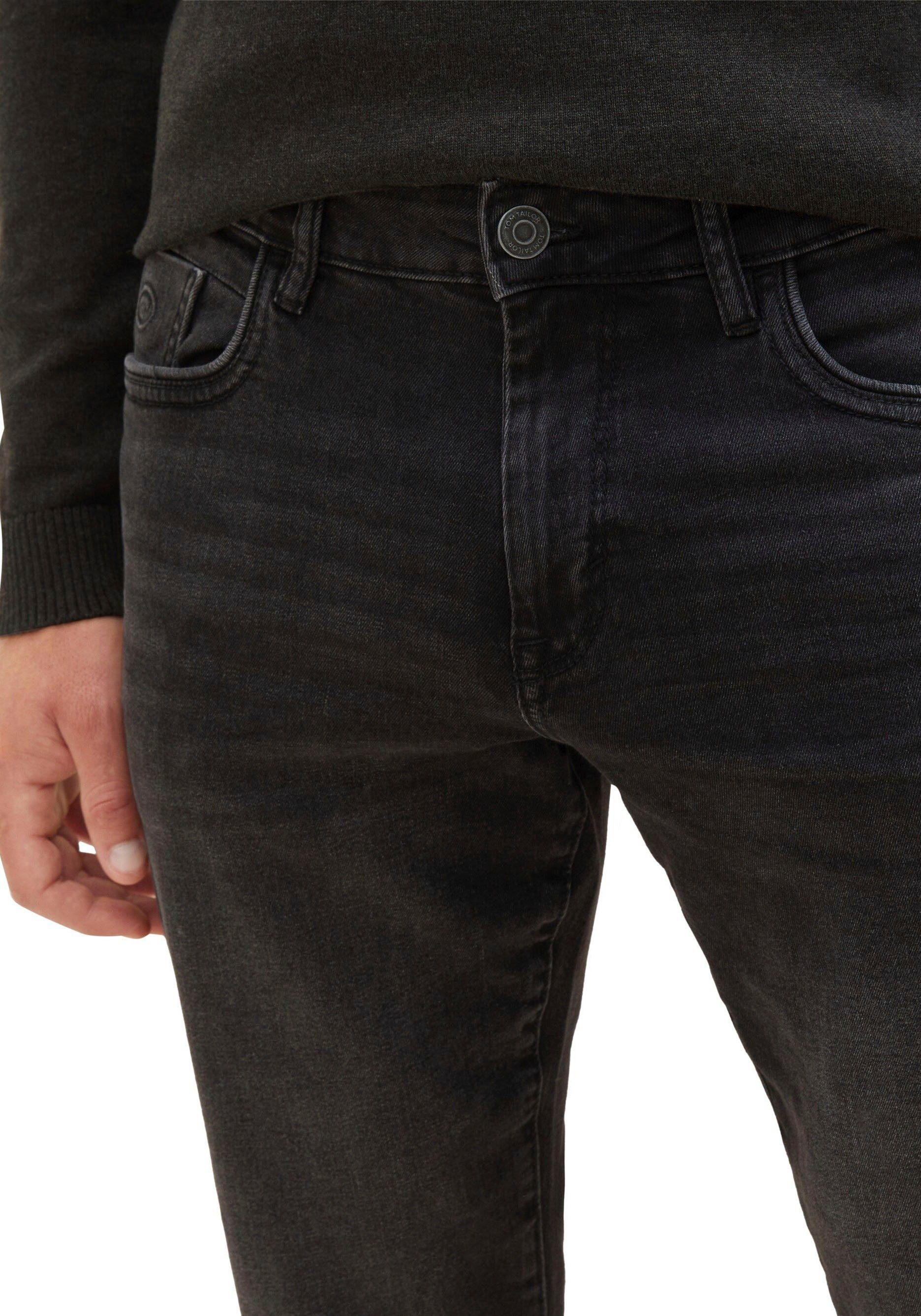 TOM TAILOR 5-Pocket-Jeans used dark Reißverschluss mit Josh