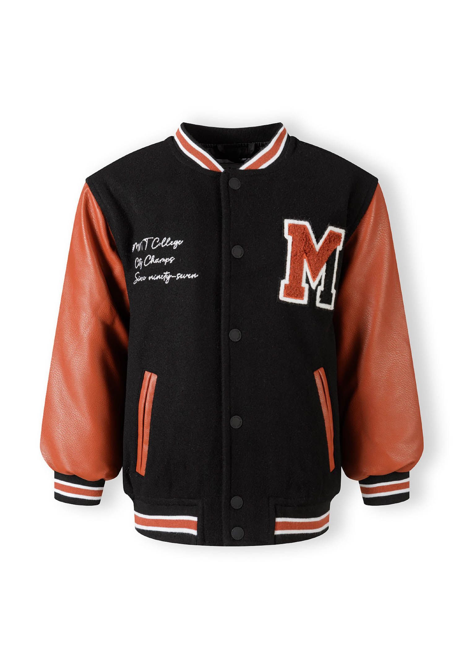 MINOTI Collegejacke Bomberjacke mit Stickerei und Druckknopfverschluss (2–1 günstig online kaufen