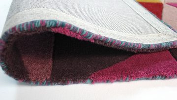 Wollteppich Farbenfroher Wolle Designer-Teppich DERWENT BROOKE, KADIMA DESIGN, Läufer, Höhe: 10 mm