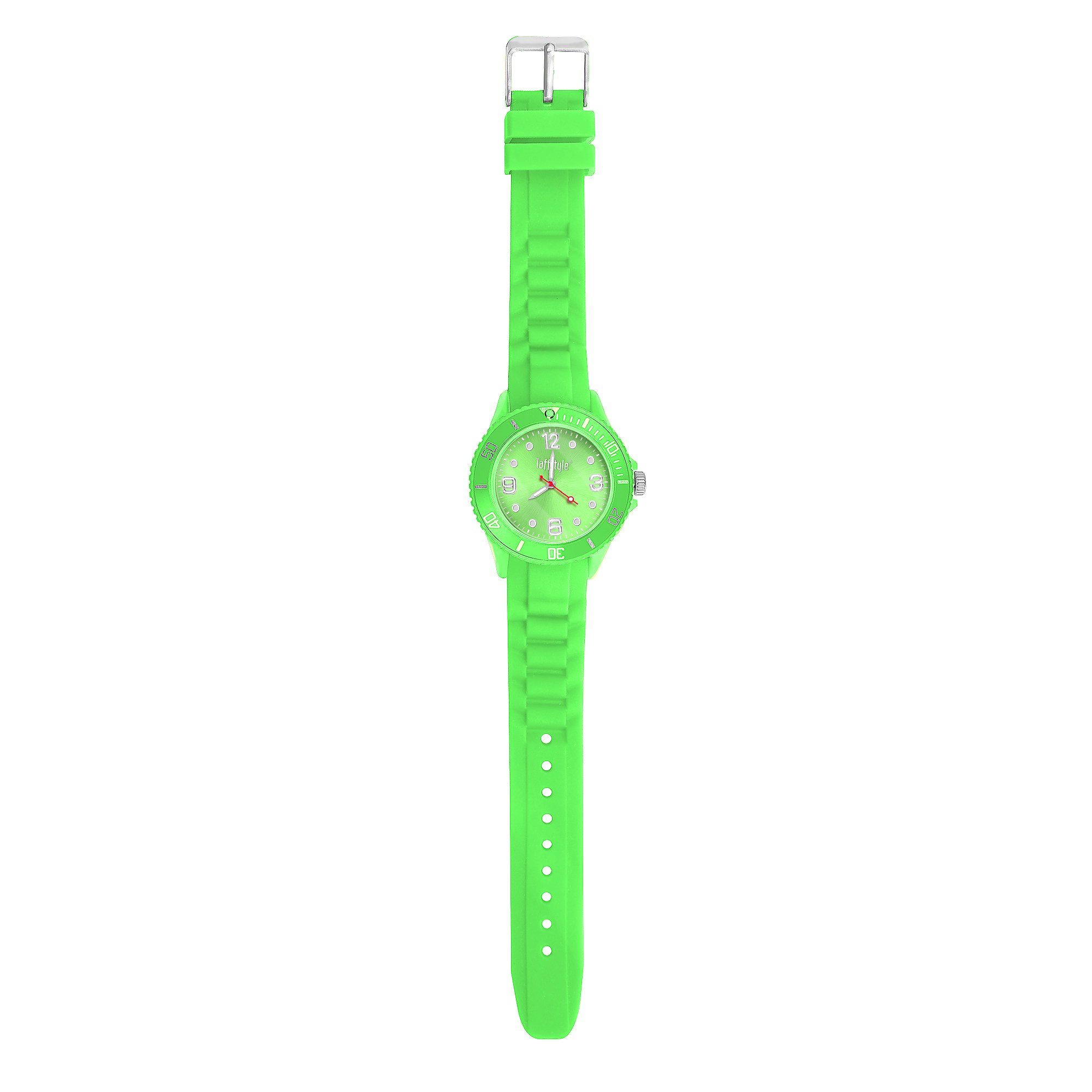 Taffstyle Quarzuhr Armbanduhr Silikon Analog Quarz Farbige Sport Uhr, Sportuhr Damenuhr Silikonuhr Kinderuhr Herrenuhr Bunt Gummi Armband – Bild 3 von 4