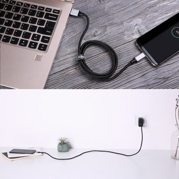 AUKEY CB-CD2 Tablet-Adapter, USB-A zu USB-C Kabel Quick Charge 2.0/3.0