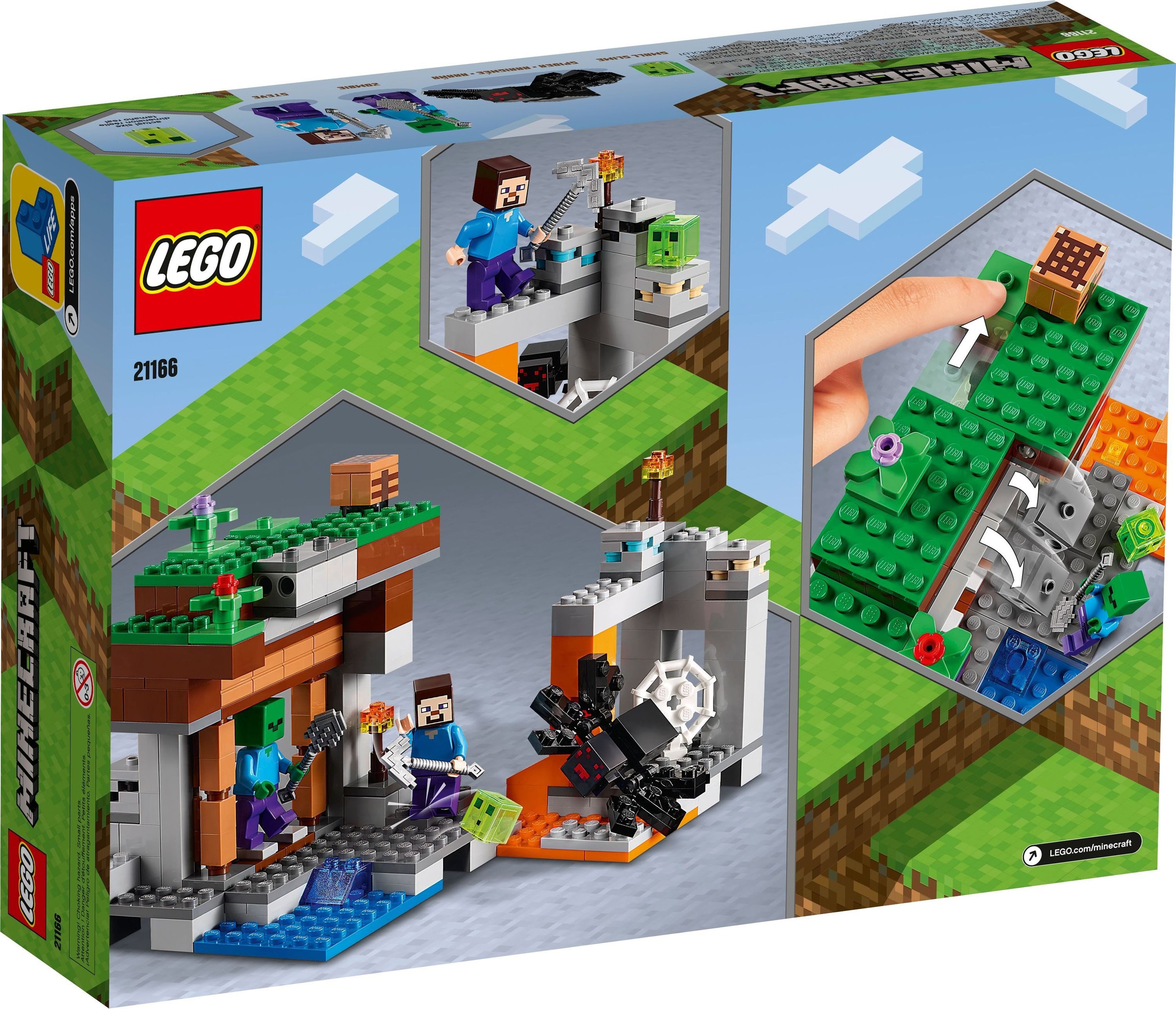LEGO® LEGO® Minecraft Die verlassene Mine - 21166 NEU! Teile 248x Spielbaus günstig online kaufen