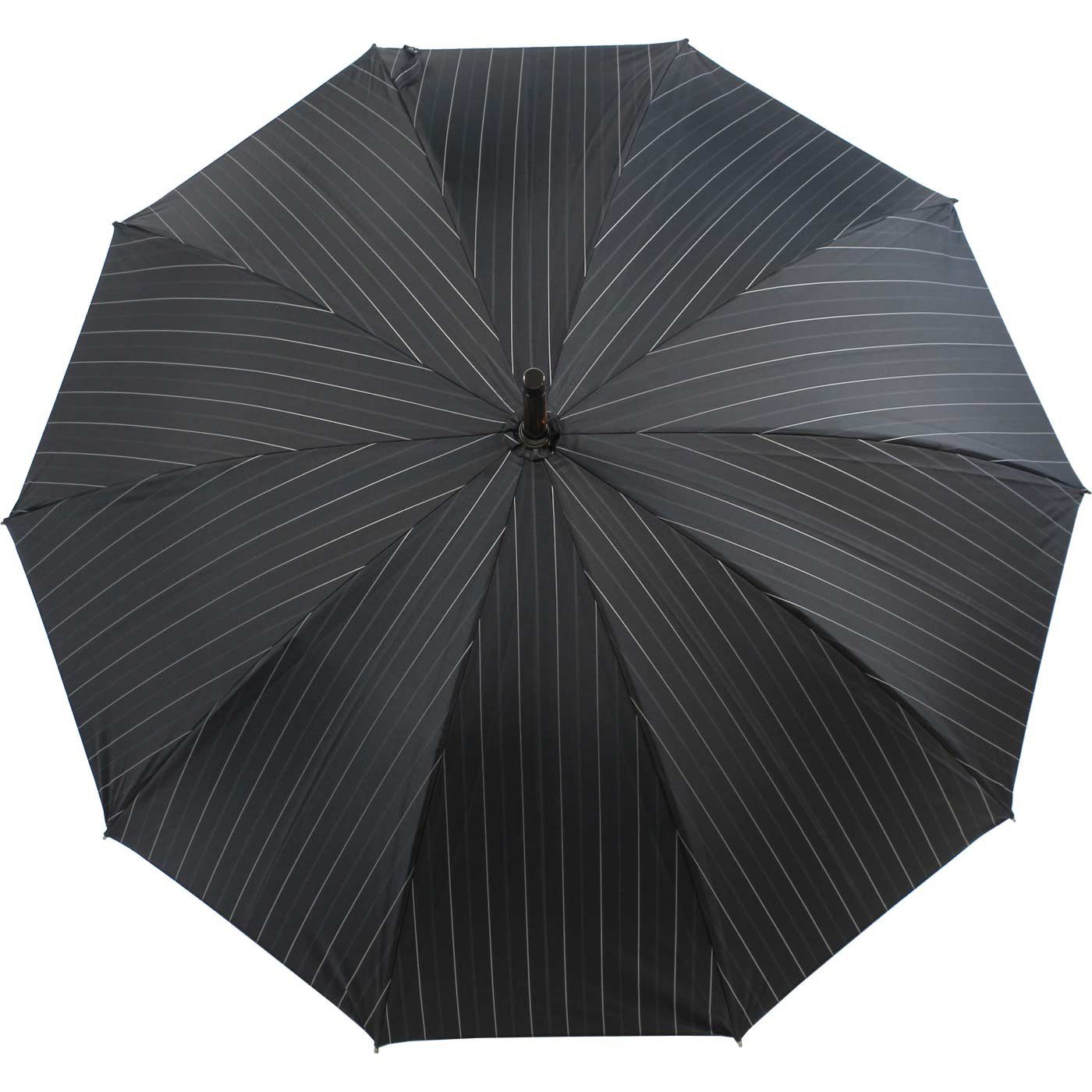 doppler® Stockregenschirm Manufaktur Herrenschirm mit Kastanienstock und Griff, der edle handgearbeite Begleiter für Herren