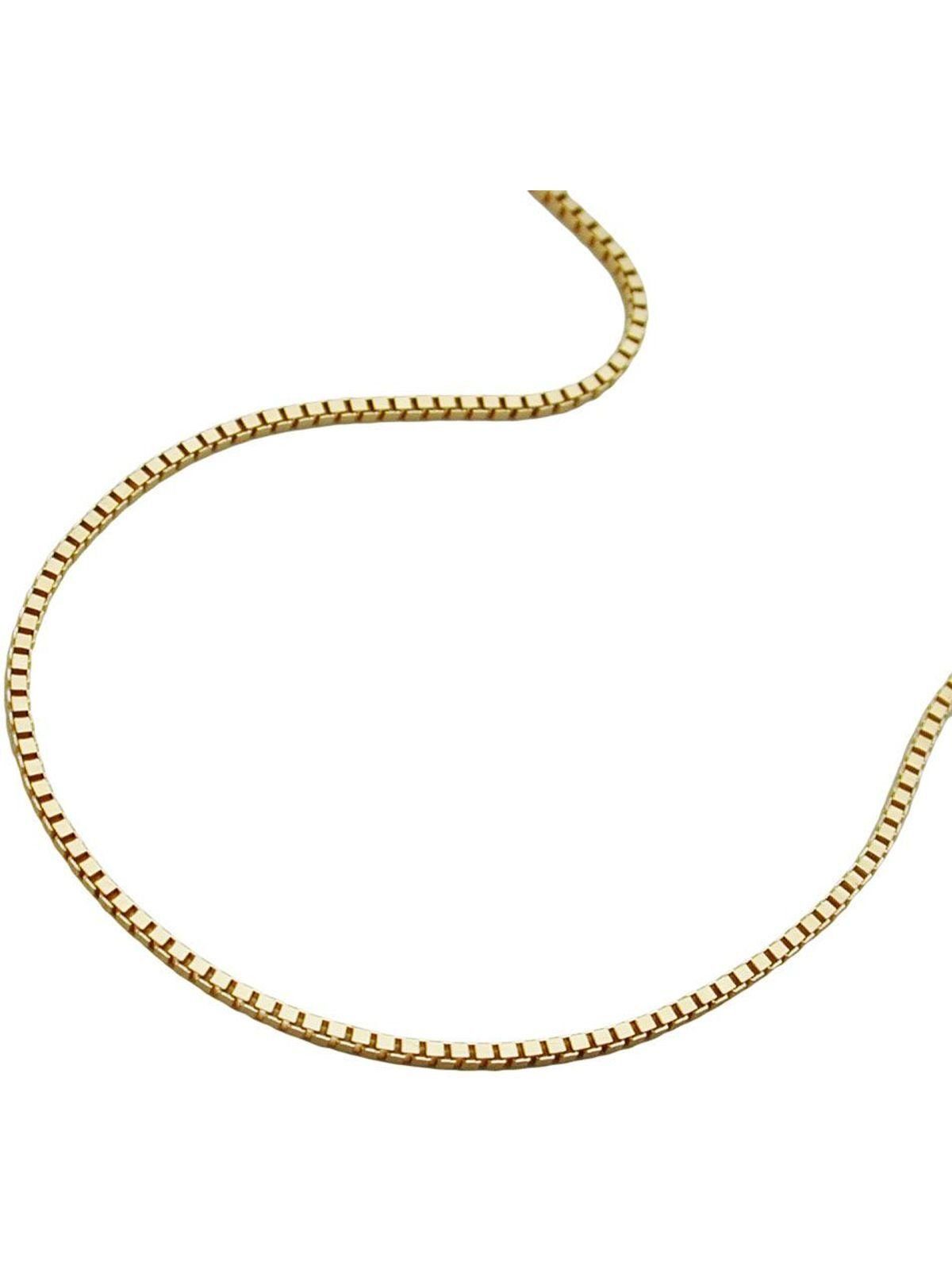 Kette 42cm Goldkette 0,7mm (1-tlg) GOLD 9Kt Venezianer-Kette Gallay