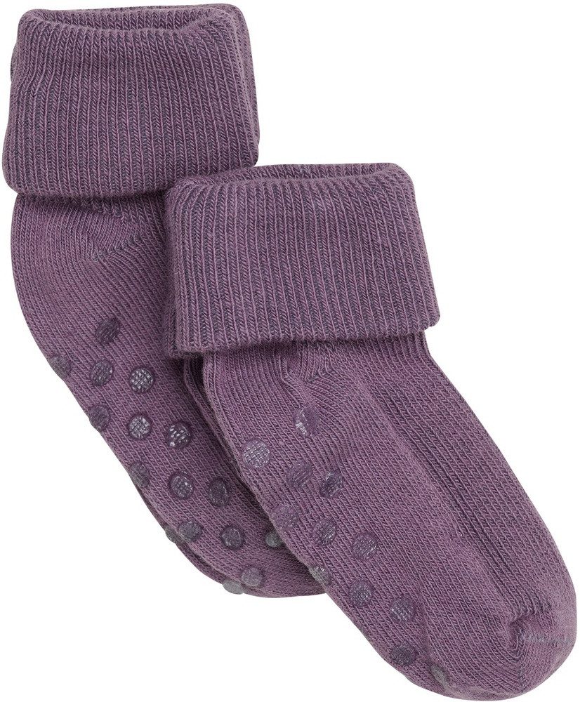 Socken Baby rib sock w. ABS (2-pack)