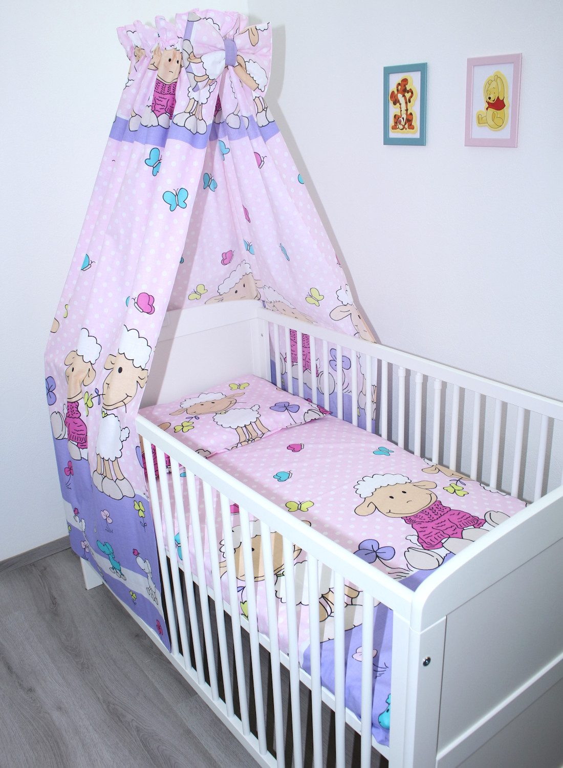 Babybettwäsche Bettset mit Bettwäsche Vollstoff Himmel Baby Kinder