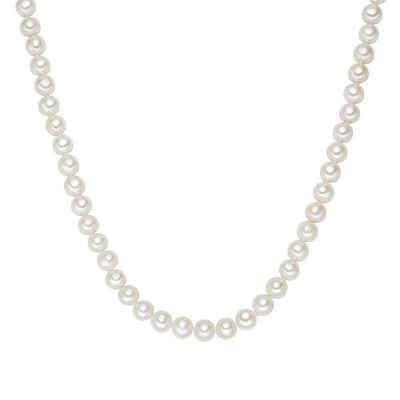 Valero Pearls Perlenkette Halskette aus Süßwasserzuchtperlenin weiß, für Frauen