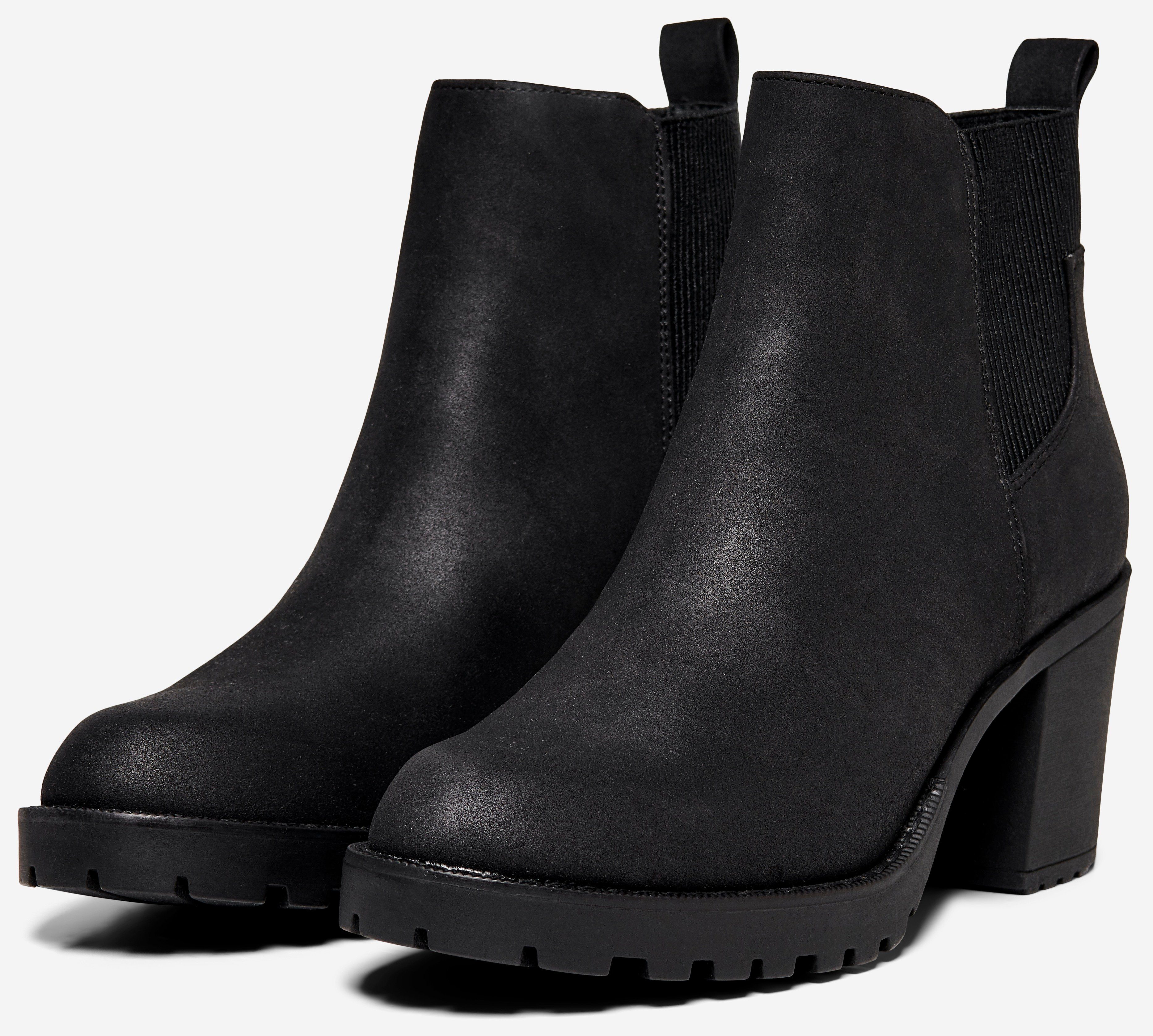 ONLY Shoes ONLBARBARA für Black mit leichten Einschlupf Stiefelette Anziehlasche